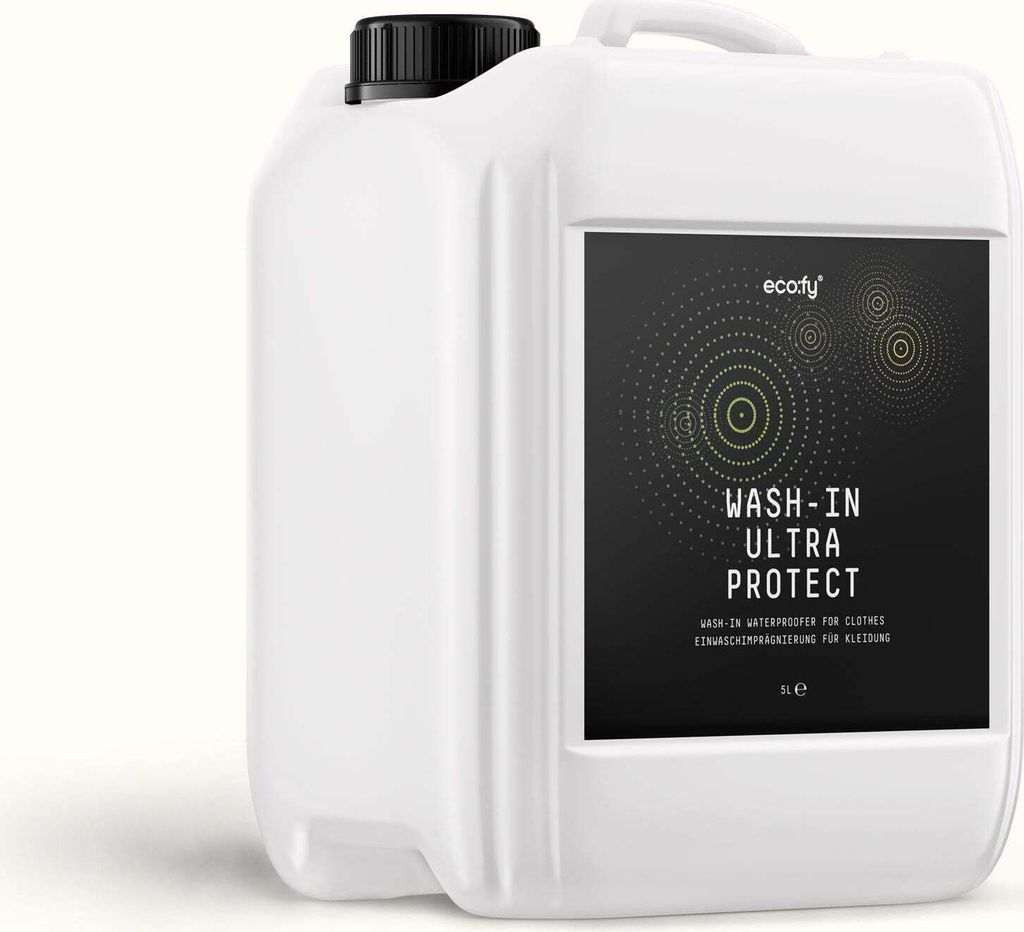eco:fy Wash-In Ultra Protect Einwaschimprägnierung Imprägniermittel Textil Imprägnierung für Outdoor- & Funktionskleidung Baumwolle Synthetik M...