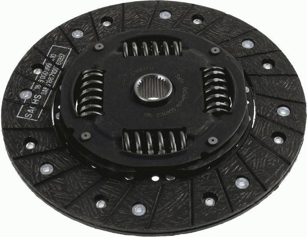 SACHS 1878 003 232 Kupplungsscheibe OE 2301A090 kompatibel mit Forfour, Colt