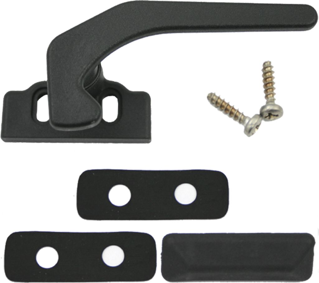 Fenstergriff Fenster Verriegelung Riegelverschluss Wohnwagen Wohnmobil Caravan Polyplastic schwarz