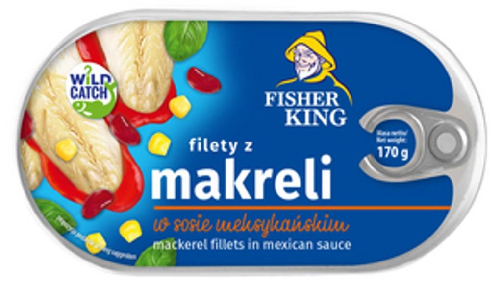 Filety z makrely v mexické omáčce 170 g Fisherking Obrázek produktu 