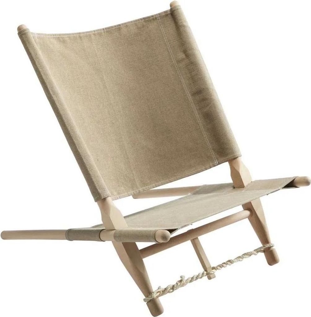 Nordisk Moesgaard Wooden Stuhl Beige Beige One Size