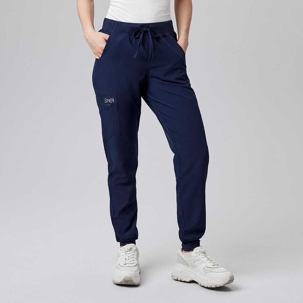 Damen Schlupfhose Sportsline , navy, 2XL : 2XL : navy : 94% Produktbild 