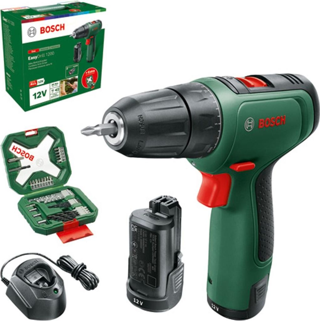 Accuboormachine EasyDrill 1200, 2 x accu PBA 12V 1.5Ah, Productafbeelding 