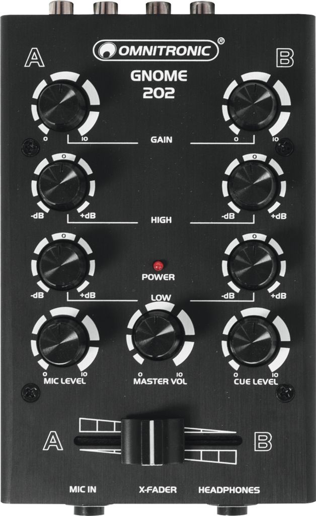 OMNITRONIC Mengpaneel - Audio mixer GNOME-202 Mini Mixer - Immagine del prodotto 