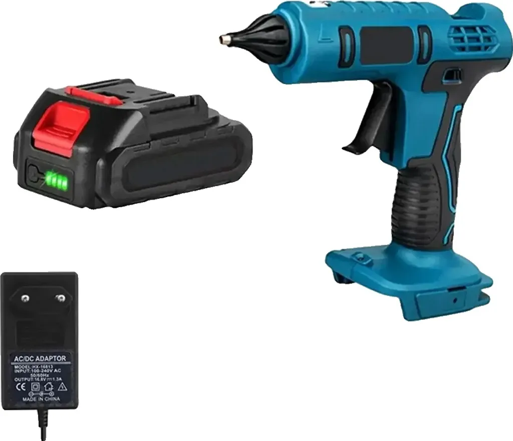 Pistolet colle chaude sans fil, 100W 11mm pour bricolage et artisanat