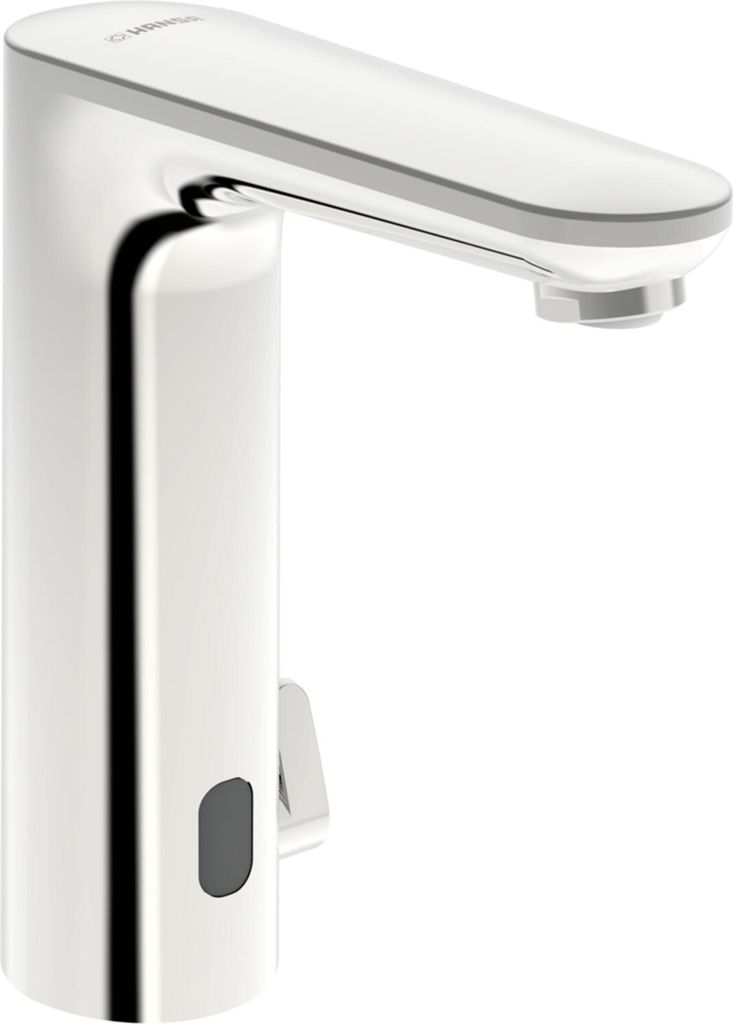 Hansa Infrarot-Waschtischarmatur HANSAELECTRA Netzbetr., o. Abl.garn, Ausl. 124mm, chr