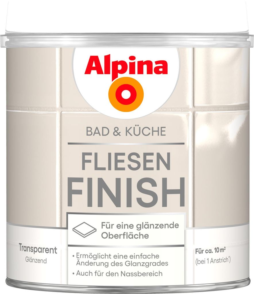 Alpina Küche & Badezimmer Fliesen-Finish 2K 750 ml
