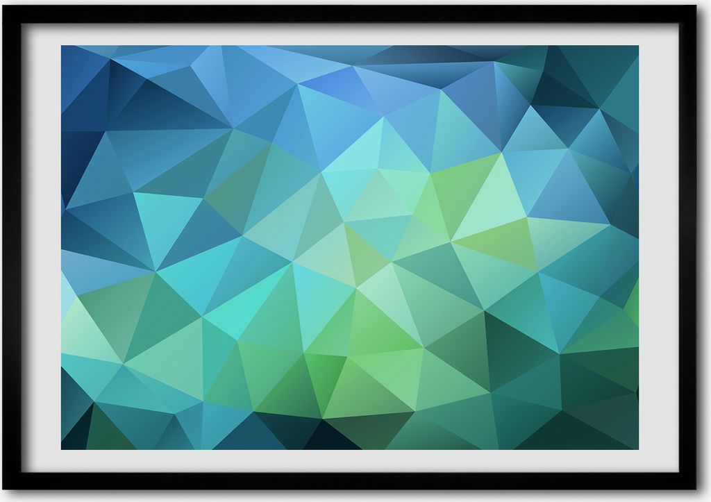 Bild - Bilderrahmen - 100 cm x 70 cm - MDF - Rahmen - Foto - Wandkunst Abstraktion Hintergrund