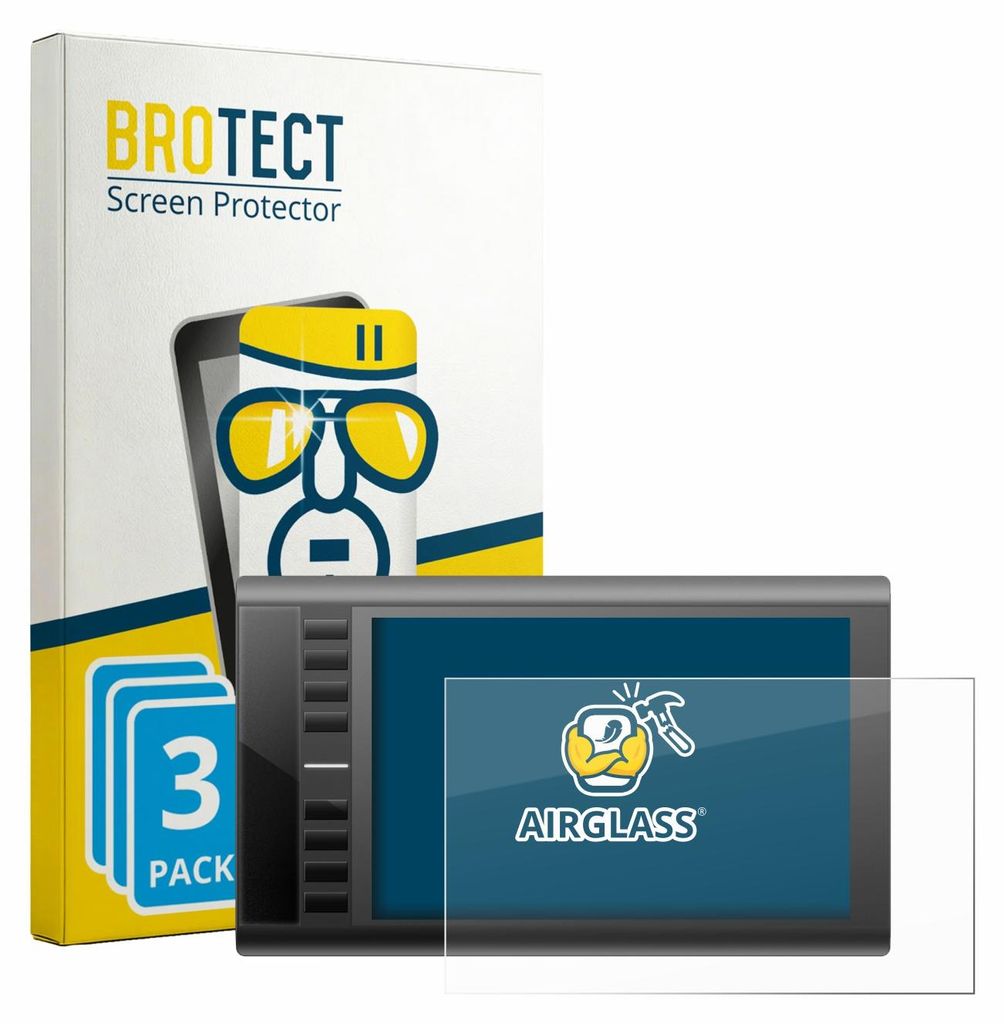 3x BROTECT Schutzglas für Ugee M708 Schutzfolie Panzer Folie Glas Display Schutz klar