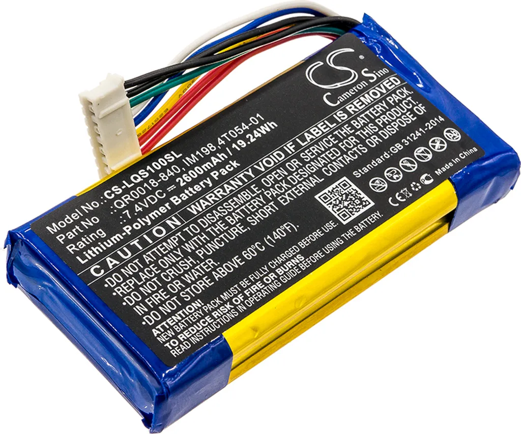 Solution batterie faible Qolsys IQ Panel : Remplace 4T054-01 IM198 QR0018