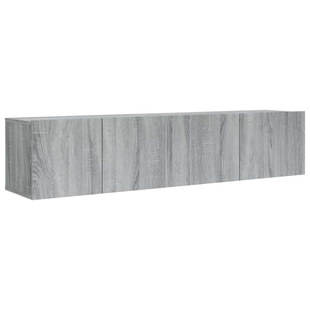 Offerta Set 2 Mobili TV Grigio Sonoma - Arredo Casa Pratico e Moderno