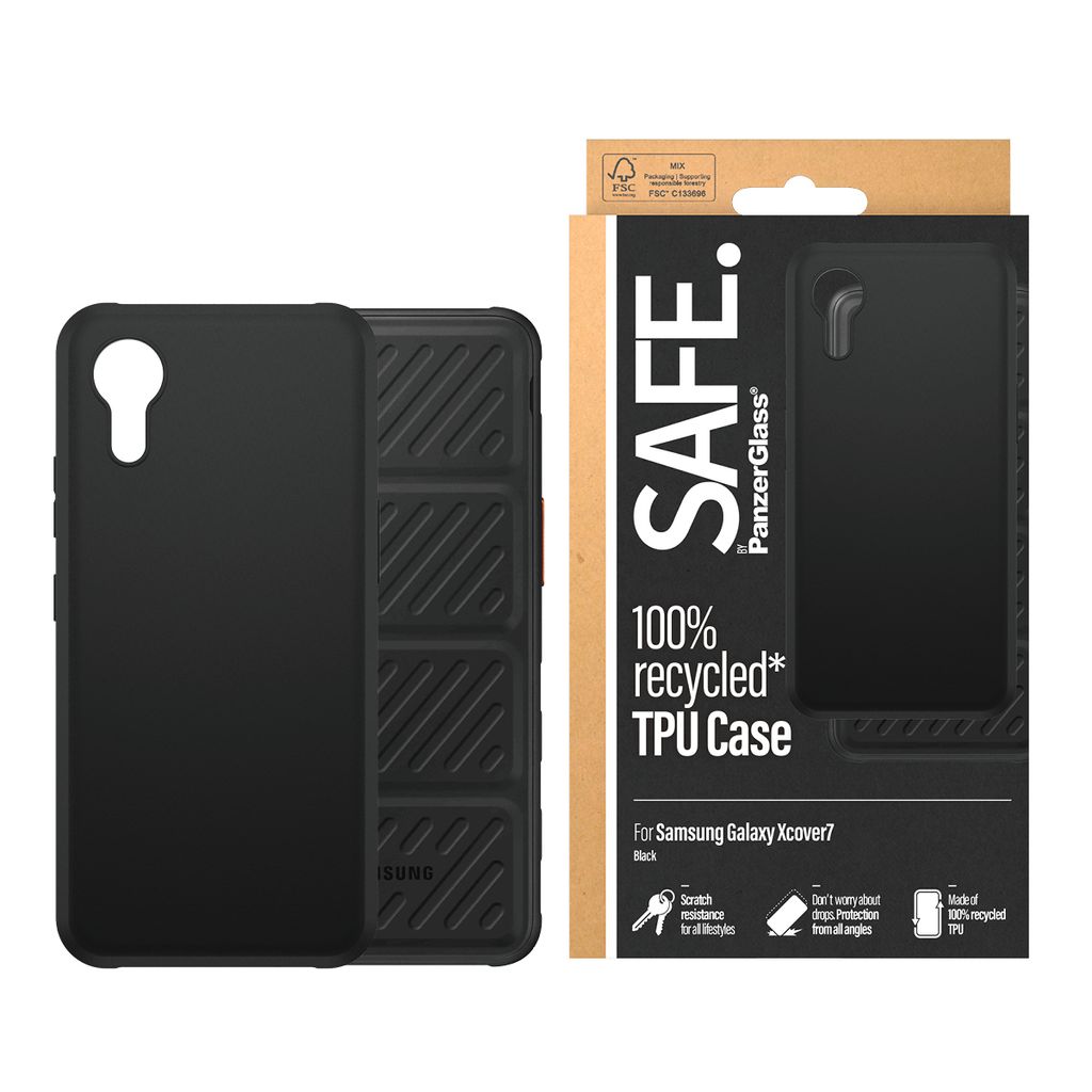 PanzerGlass SAFE. by ® Custodia TPU Nero Samsung Galaxy Immagine del prodotto 