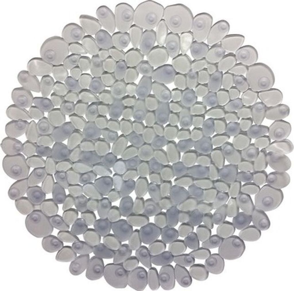 Duscheinlage spirella Riverstone 57 cm transparent