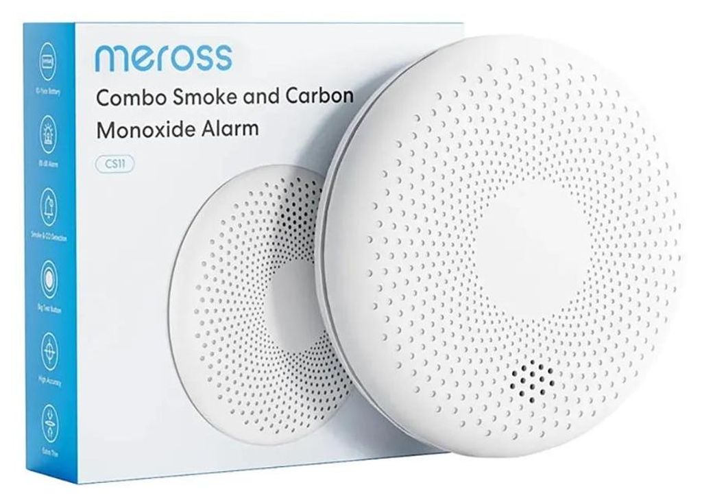 Détecteur de fumée et de monoxyde de carbone Meross CS11-EU Image du produit 