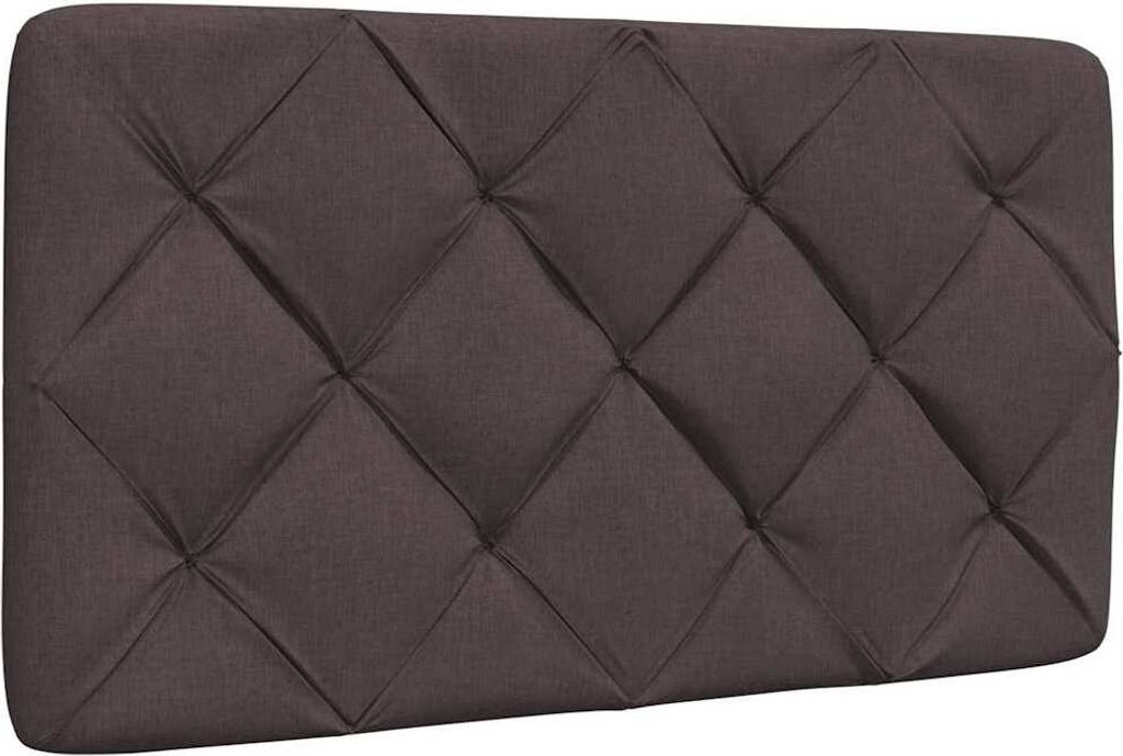 "Rabatt" Bettkopfteil modern - Kopfteil-Kissen - Dunkelbraun 80 cm Stoff - Kopfteile CC18393