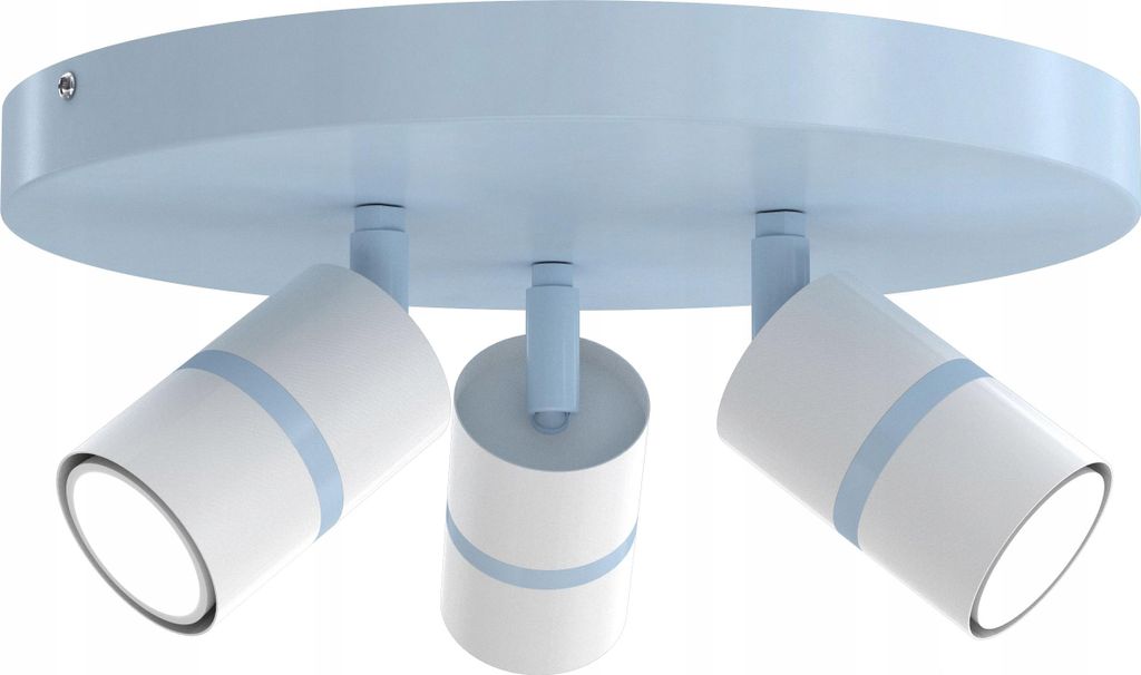 Lampe de plafond pour chambre d'enfant, LED bleue, culot Image du produit 