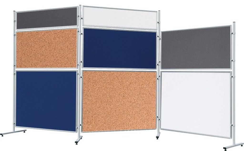 FRANKEN Textiltafel für Stellwandsystem ECO 1.200 x 300 mm Speditionsversand