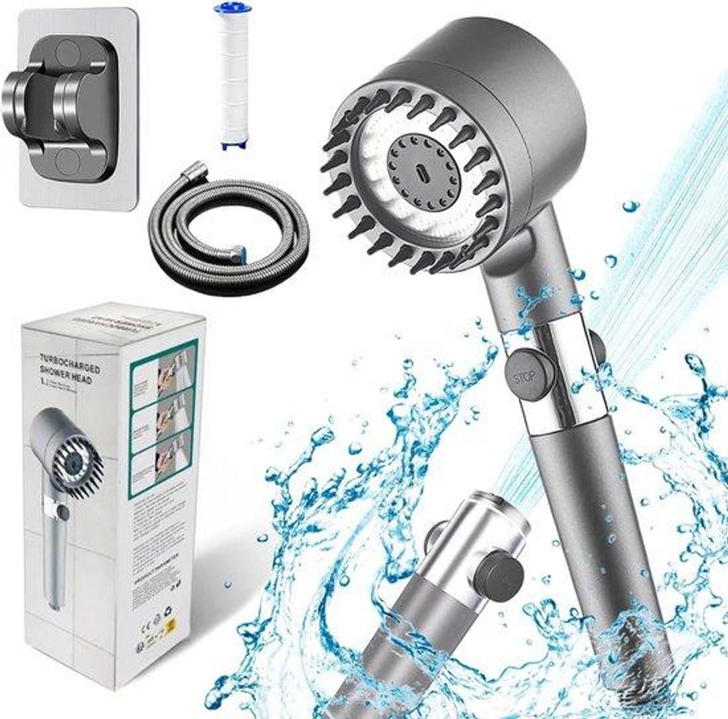 Dusche-Mixe mit Wasser-Spar-Funktion - 3+1 Sprüh-Modi - universell