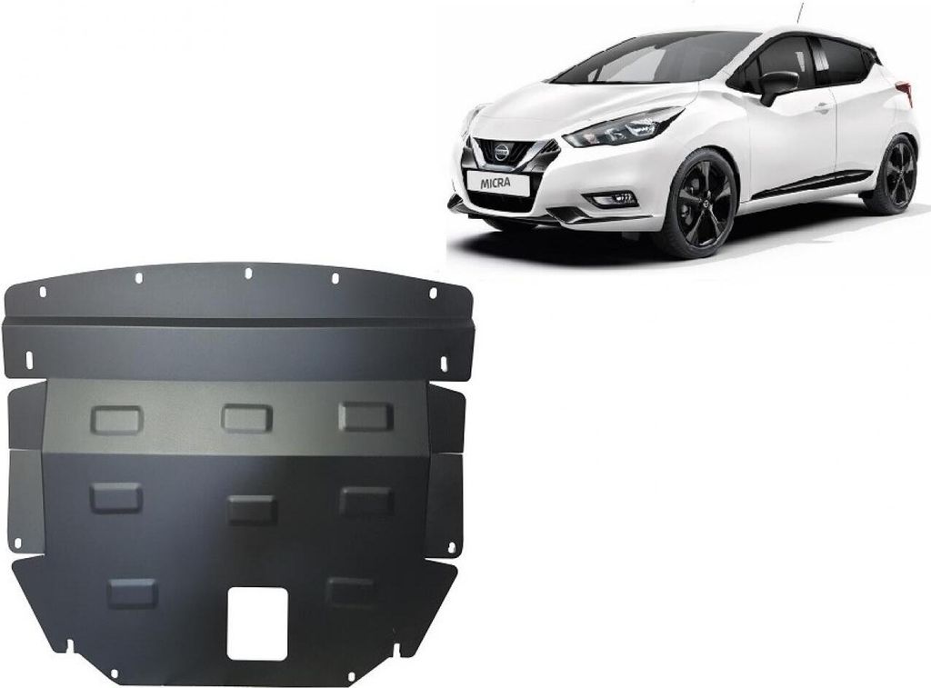 Stahl Unterfahrschutz für Motor Nissan Micra
