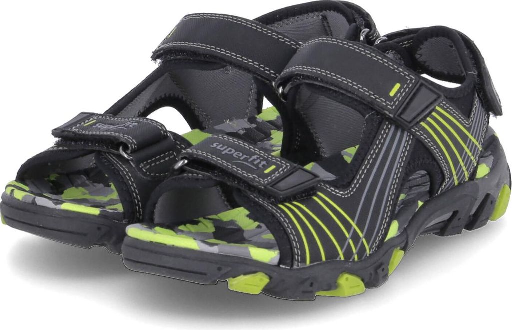 Superfit Sandalen HENRY Kinder Textil & Synthetik Schwarz Produktbild 