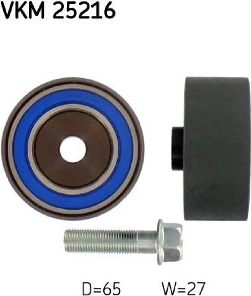 Rouleau SKF VKM 25216 contre les bruits de courroie Civic et Astra G H