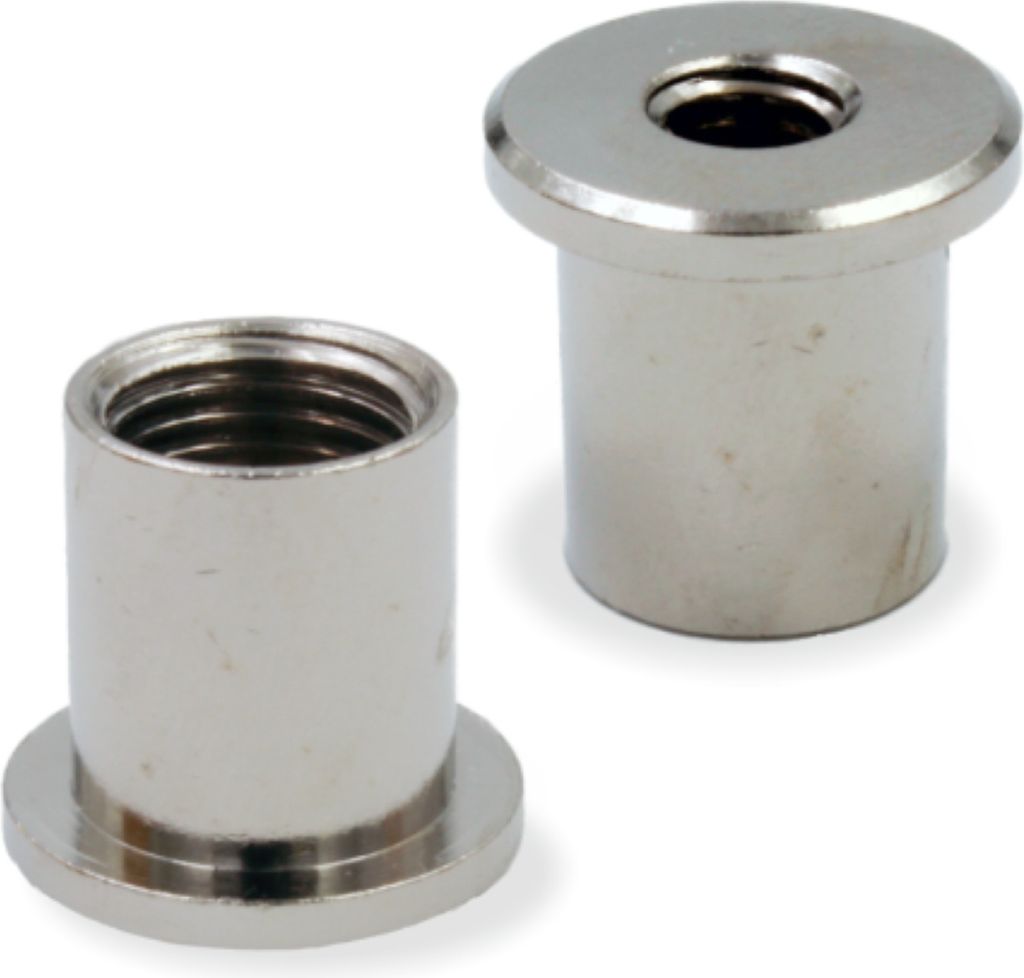 Deckenbefestiger M10x1, kurz M5 Bodengewinde | vernickelt Produktbild 