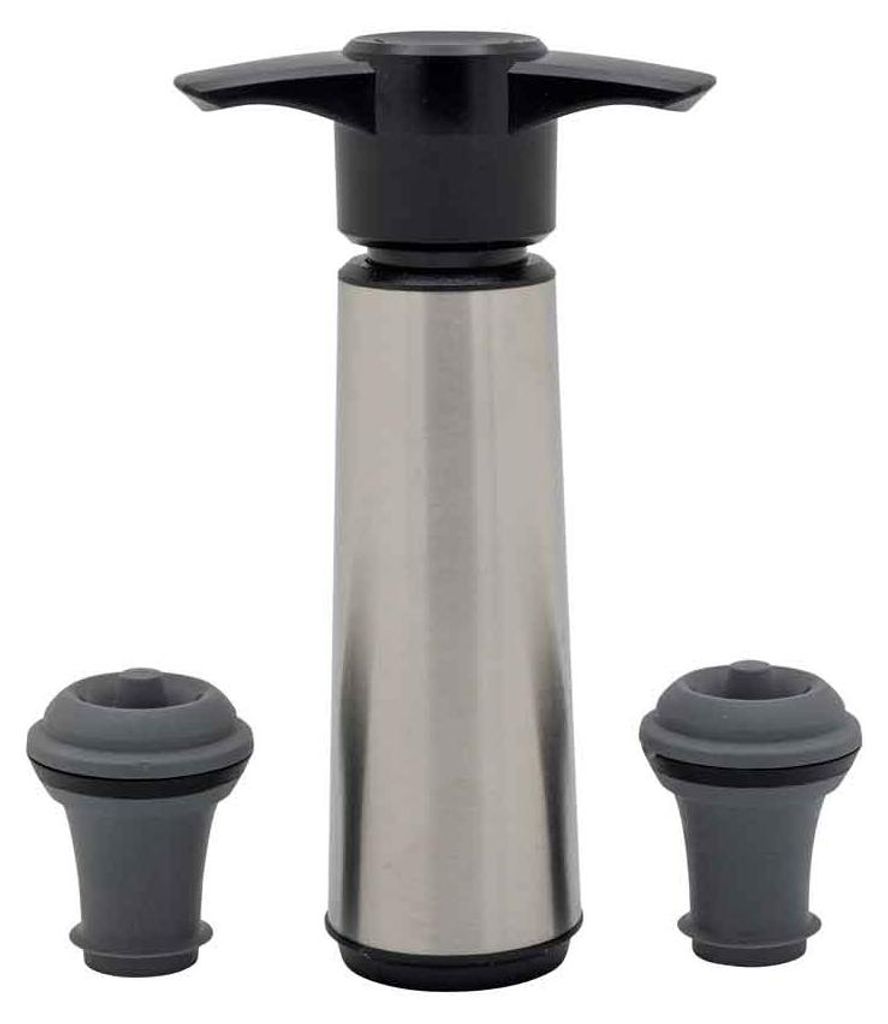 Vacu Vin Weinpumpe Edelstahl (1 Pumpe, 2 Stopfen) Produktbild 