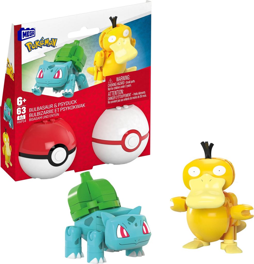Mattel MEGA Pokémon POKÉ BALL COLL. (COLL. OF 3) - Produktbild 