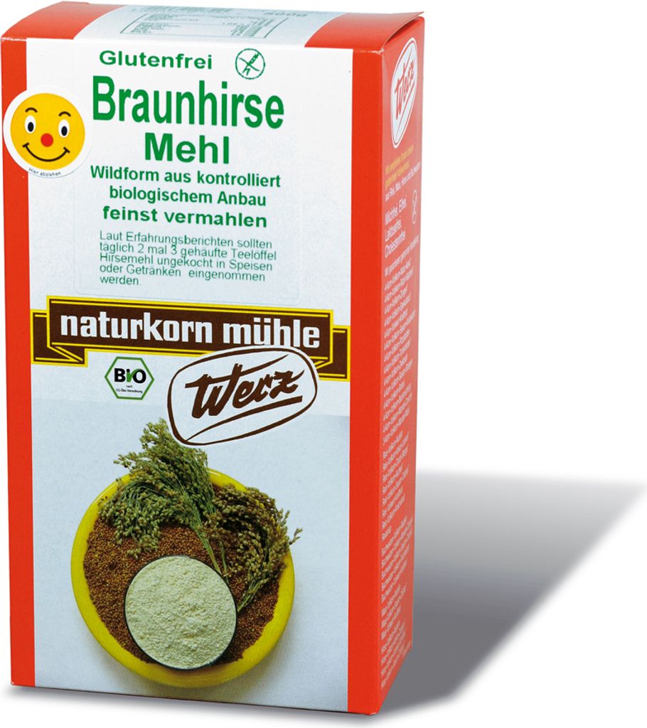 naturkorn mühle Werz - Braunhirse-Mehl glutenfrei - 500g Produktbild 