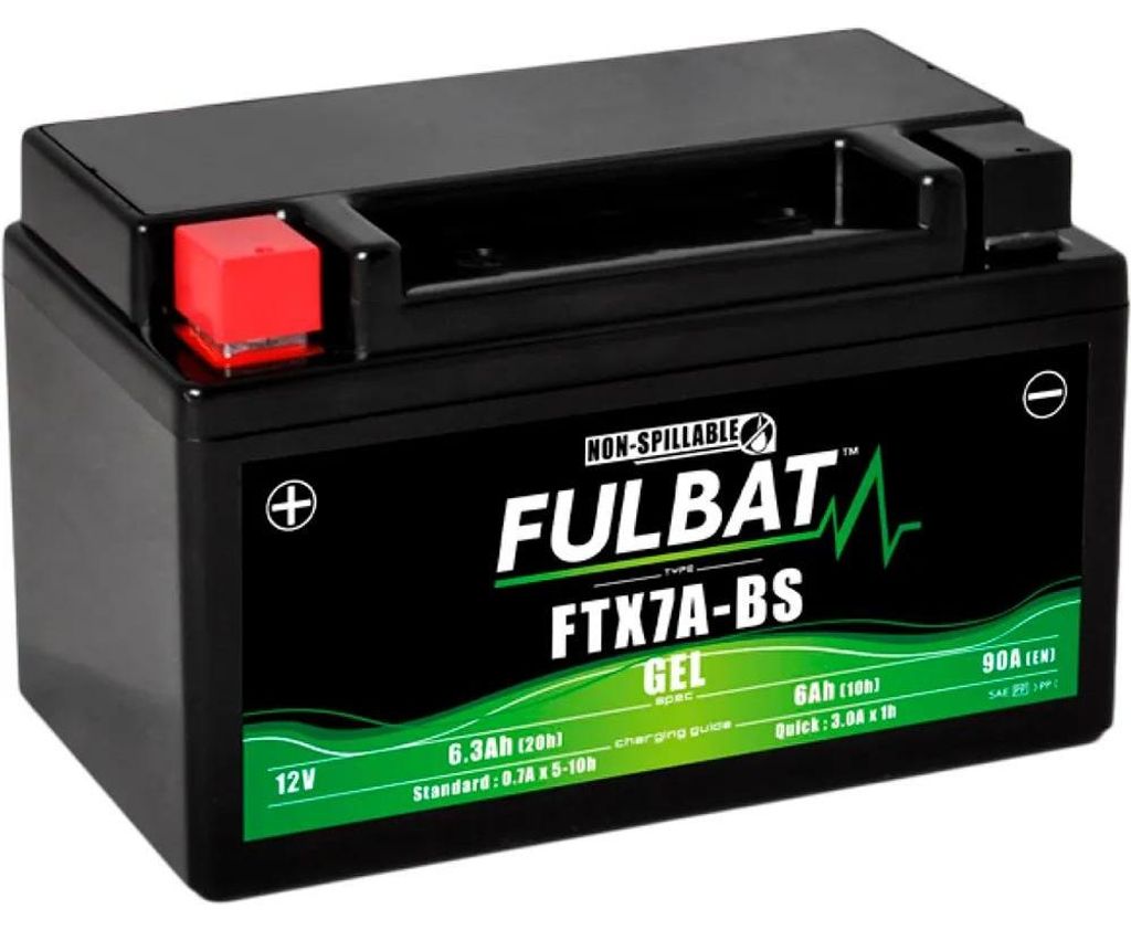 FULBAT FUL GEL batéria - FTX7A-BS / YTX7A-BS (gélová, Obrázok produktu 