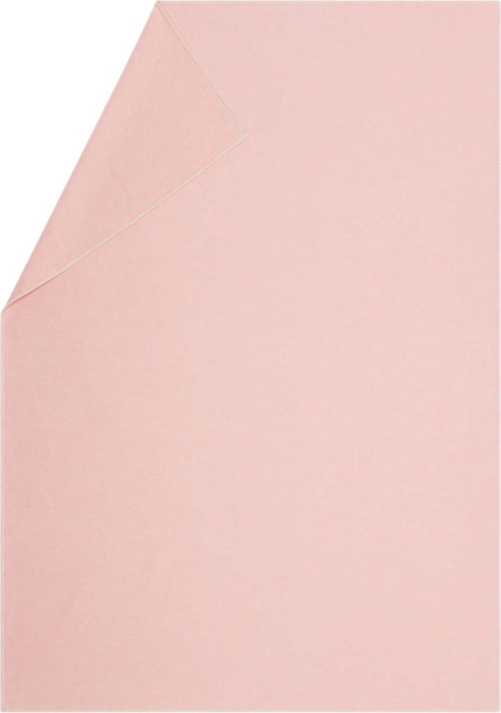 Leichte Kuscheldecke Uni Farbe Pfirsich 140x200cm von David Produktbild 