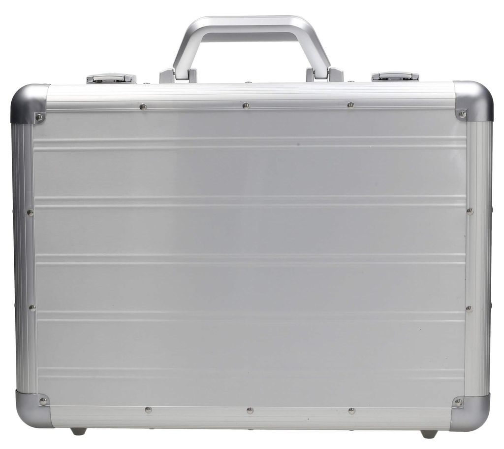 Attache-Laptopkoffer Venture silber matt Produktbild 
