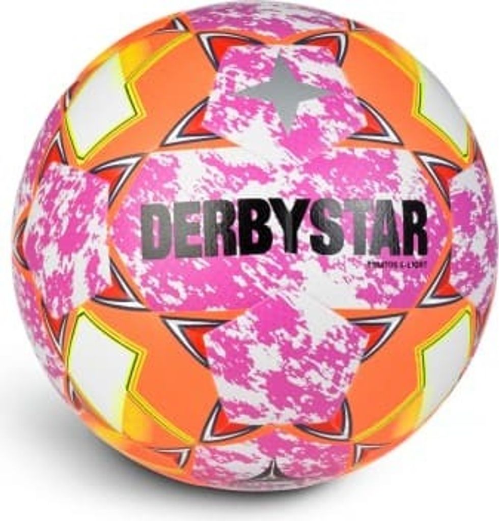 Derbystar Fussball Stratos light v24, pink, 4, Produktbild 