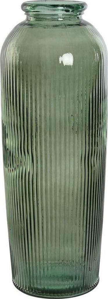 Vase Home ESPRIT grün Recyceltes Glas 30 x 30 x 72 cm