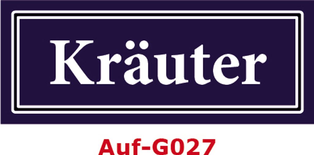 10 Stück Gewürzaufkleber Kräuter 40x16mm Gewürzetiketten Sticker Lebensmittel (Auf-G027)