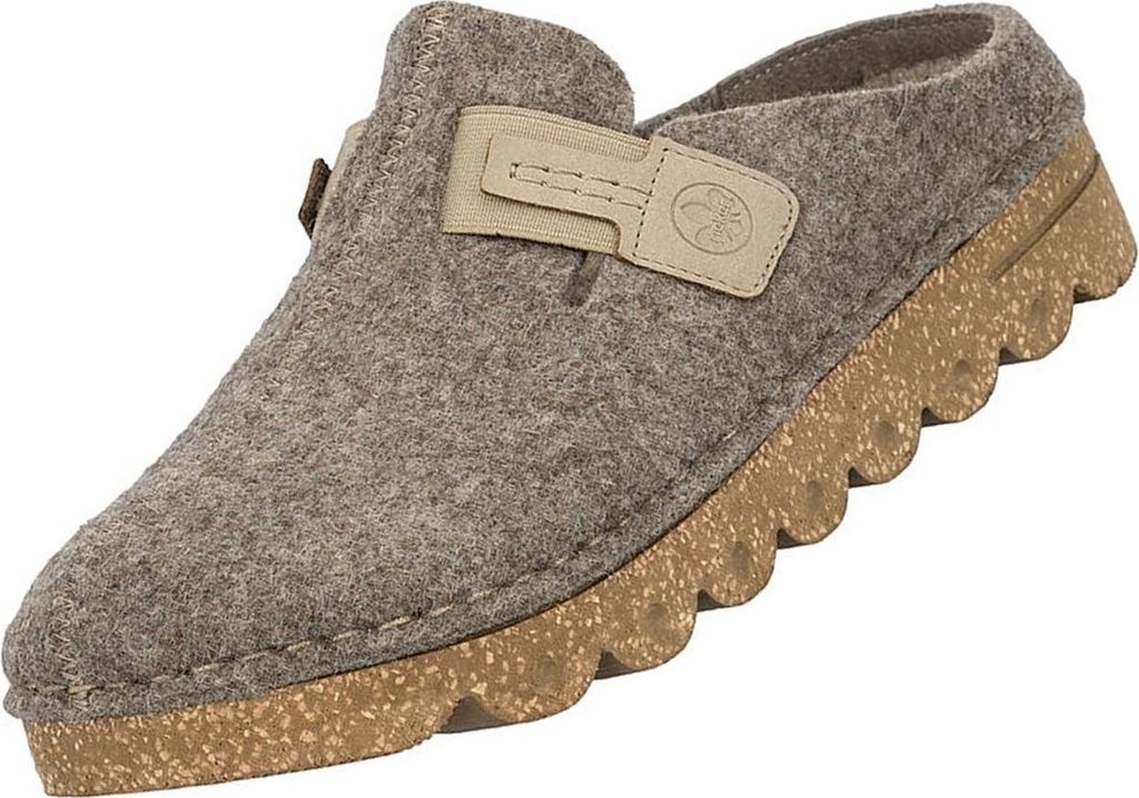 Rieker D.Winterpantoffel in beige, Gr. 37