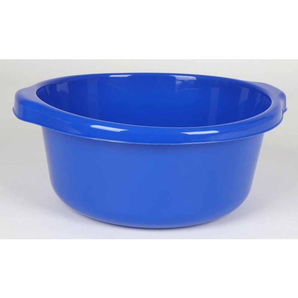 12x Schüssel 12L Kunststoff mit Griff ø 40 x H 16cm Schalen Set Haushalt Vielzweck
