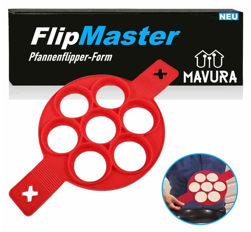 FlipMaster Flipper-Form Pfannenwender Silikon Pfannkuchen Produktbild 