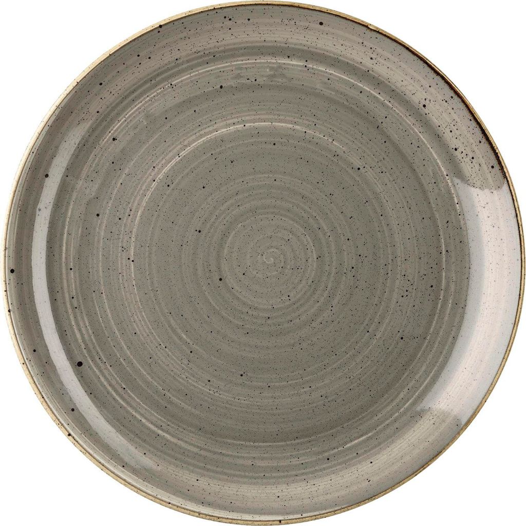 CHURCHILL Stonecast Peppercorn Grey Teller flach, coup, ø: Produktbild 
