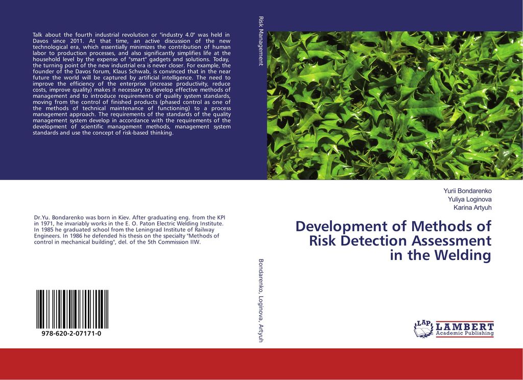 Development of Methods of Risk Detection Assessment in the Welding