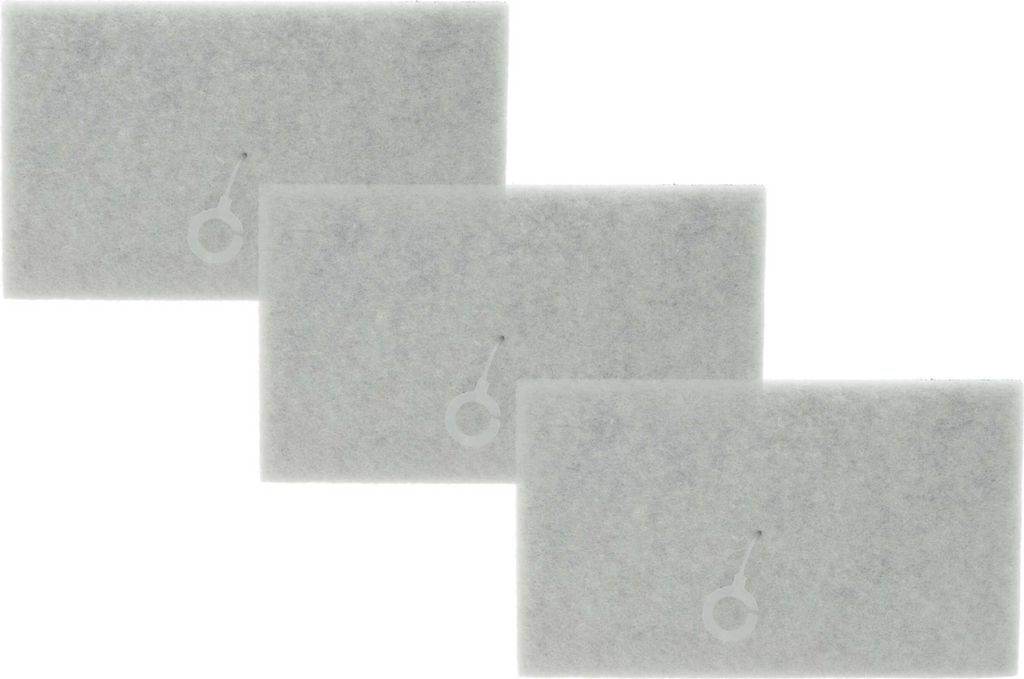 vhbw 3x Staubsaugerfilter kompatibel mit Philips 2000 Series XB2022/01, XB2023, XB2042, XB2062, XB2122 Staubsauger - Schaumstofffilter Schwarz Weiß