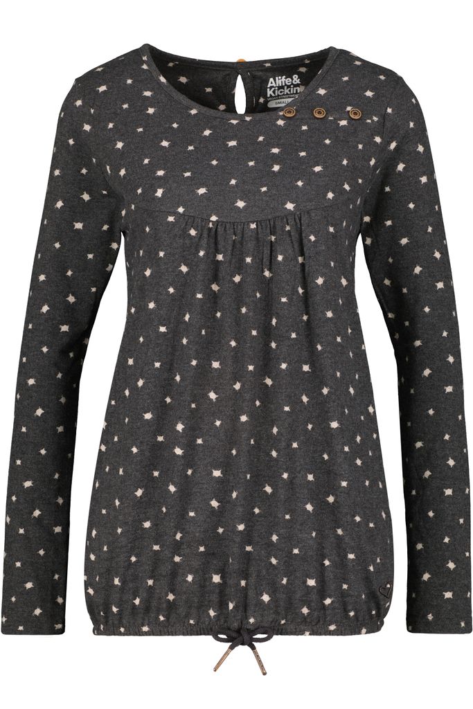 ALIFE And Kickin LeaAK A Damen Longsleeve – Weiches Langarmshirt, Figurbetont, Perfekt Für Frühling & Herbst