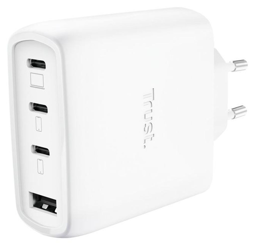 Trust Maxo 65W Universel Blanc Secteur Charge rapide Image du produit 
