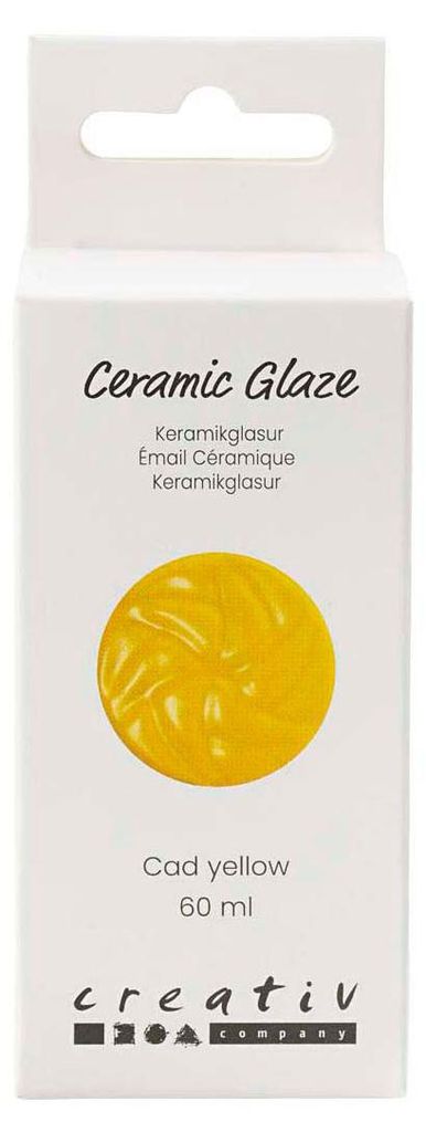 Creativ Company Keramikglasur Cadmiumgelb 60ml glänzend