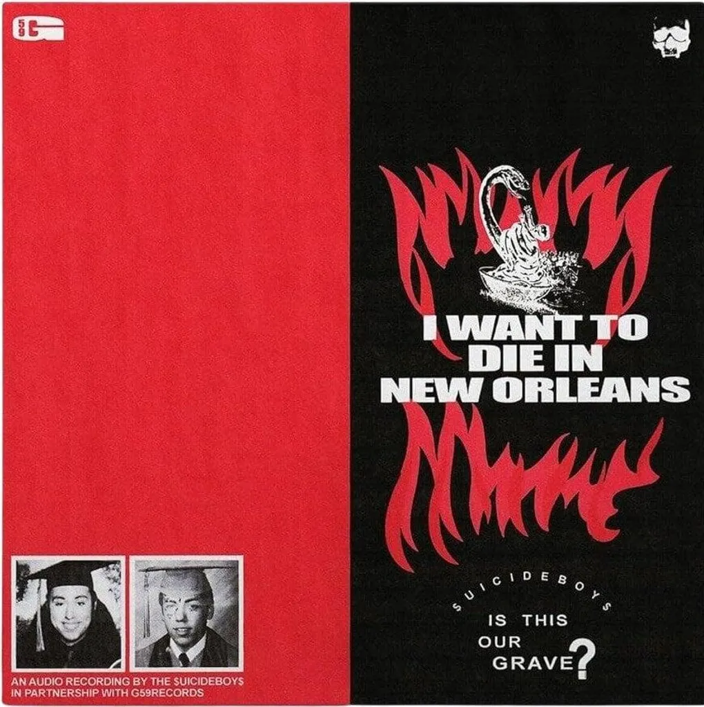 Vinyle Argenté I Want To Die In New Orleans Suicide Boys LP Rare Silver