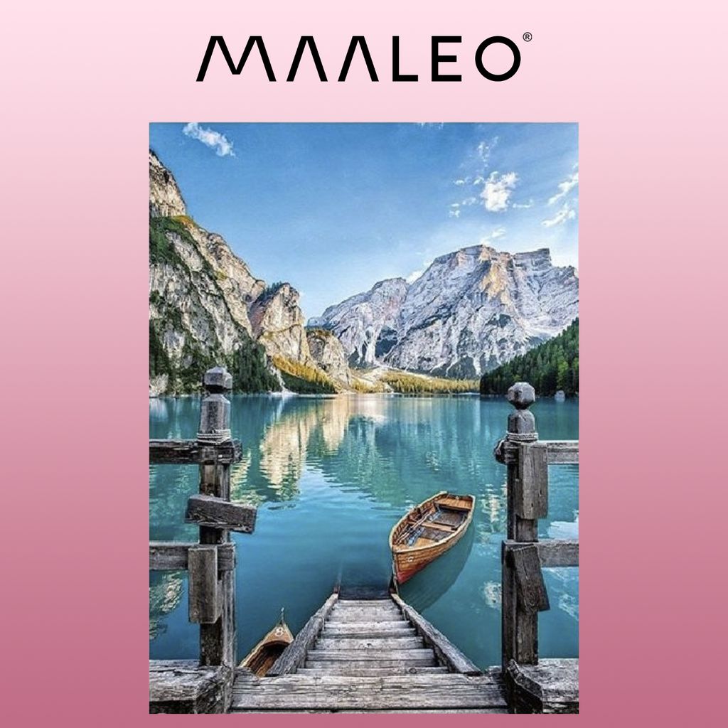 Maaleo 22785 Malowanie liczbami - Pejzaż górski 40 x 50 cm Zdjęcie produktu 10