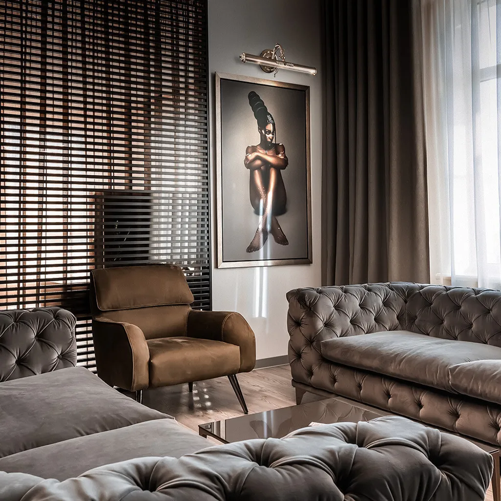 Éclairage mural salon classique en laiton avec double lampe E14 Maytoni - 4
