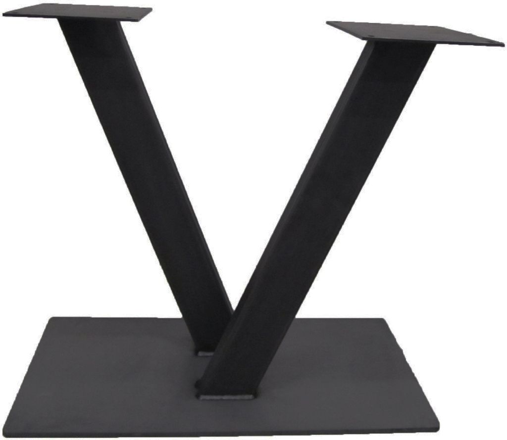 Tischgestell Vienna II V-Form 100x40x72 Eisen Schwarz
