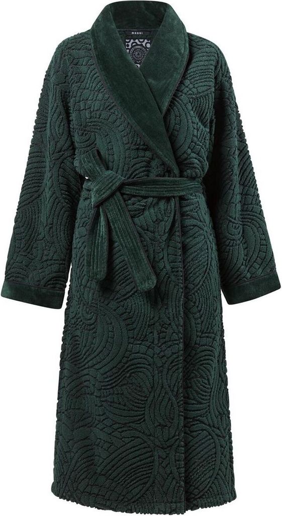 MOOOI Baumwolle-Bademantel Dodo Pavone Bathrobe Farbe Dark Produktbild 