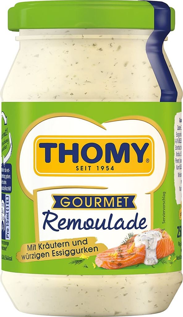 Thomy Gourmet Remoulade pikantne zioła i korniszony 250ml Zdjęcie produktu 